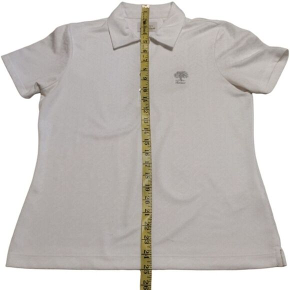 EP Pro Tour Tech Women's White Polyester Golf Polo Athletic T-Shirt Top Size M! - Picture 12 of 14